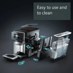 Siemens TP705GB1 EQ700 Bean To Cup Coffee Machine 15 Siemens TP705GB1 EQ700 Bean To Cup Coffee Machine -Chic Household Items 9361207 R Z003A