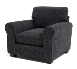 Habitat Lisbon Fabric Armchair - Charcoal 14 Habitat Lisbon Fabric Armchair - Charcoal -Chic Household Items 9362897 R Z002A