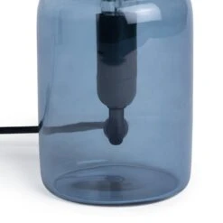 Habitat Parr Glass Column Table Lamp - Blue 10 Habitat Parr Glass Column Table Lamp - Blue -Chic Household Items 9404140 R Z003A