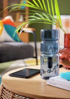 Habitat Parr Glass Column Table Lamp - Blue 13 Habitat Parr Glass Column Table Lamp - Blue -Chic Household Items 9404140 R Z003C