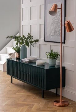 Habitat Iras Copper 2 Light Floor Lamp - Copper -Chic Household Items 9404827 R Z002C