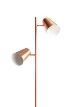 Habitat Iras Copper 2 Light Floor Lamp - Copper -Chic Household Items 9404827 R Z005A