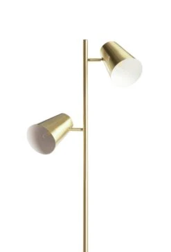 Habitat Iras Brass 2 Light Floor Lamp - Gold -Chic Household Items 9404834 R Z005A