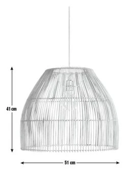 Habitat Emillius Rattan Pendant Shade -Chic Household Items 9404982 R E001
