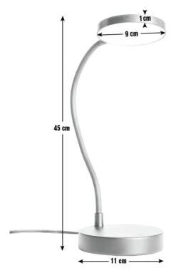 Habitat Mopsa LED Desk Lamp - Black 13 Habitat Mopsa LED Desk Lamp - Black -Chic Household Items 9405187 R E001