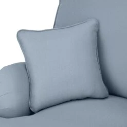 Habitat Matilda Velvet Armchair - Light Blue -Chic Household Items 9405314 R Z007A