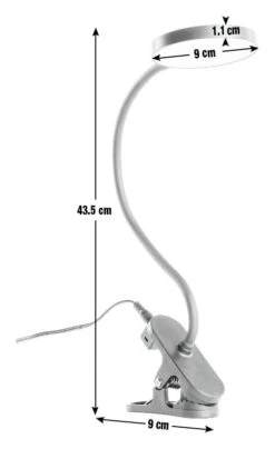 Habitat Mopsa Clip Lamp - Black -Chic Household Items 9405338 R E001