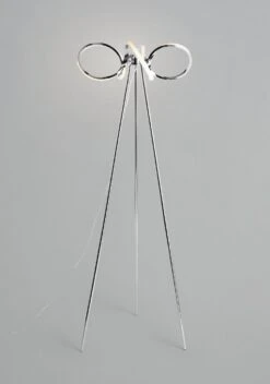 Habitat Spiral LED Tripod Floor Lamp - Chrome -Chic Household Items 9405479 R Z001C