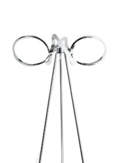 Habitat Spiral LED Tripod Floor Lamp - Chrome -Chic Household Items 9405479 R Z005A