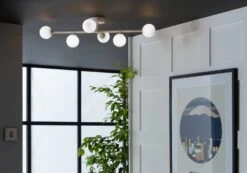 Habitat Alonso 6 Light Flush To Ceiling Light - White 11 Habitat Alonso 6 Light Flush To Ceiling Light - White -Chic Household Items 9405981 R Z002C