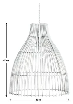 Habitat Camillo Rattan Midi Pendant Shade - Natural -Chic Household Items 9406186 R E001