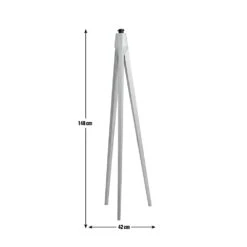 Habitat Tripod Wooden Floor Lamp Base Only - Ash -Chic Household Items 9412888 R Z001E