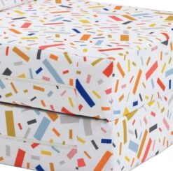 Habitat Kids Zowie Confetti Fabric Chair Bed -Chic Household Items 9417395 R Z003A