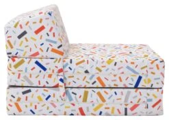 Habitat Kids Zowie Confetti Fabric Chair Bed -Chic Household Items 9417395 R Z004A