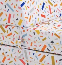 Habitat Kids Zowie Confetti Fabric Chair Bed -Chic Household Items 9417395 R Z005A