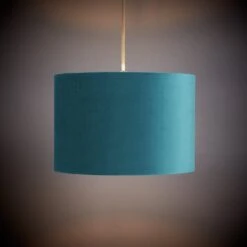 Habitat 30cm Velvet Shade - Teal -Chic Household Items 9425181 R Z002C