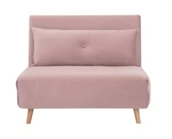 Habitat Roma Single Velvet Chairbed - Pink -Chic Household Items 9431168 R Z018A