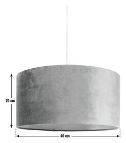 Habitat 40cm Velvet Shade - Navy 11 Habitat 40cm Velvet Shade - Navy -Chic Household Items 9431508 R E001