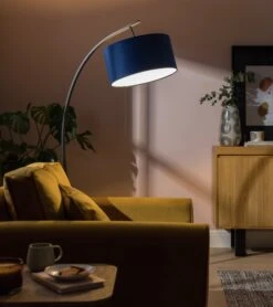 Habitat 40cm Velvet Shade - Navy 15 Habitat 40cm Velvet Shade - Navy -Chic Household Items 9431508 R Z003C