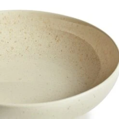 Habitat Evora Stoneware Serving Bowl - Naturals -Chic Household Items 9432019 R Z006A