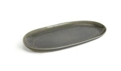 Habitat Evora Stoneware Serving Platter - Green -Chic Household Items 9437605 R Z003A