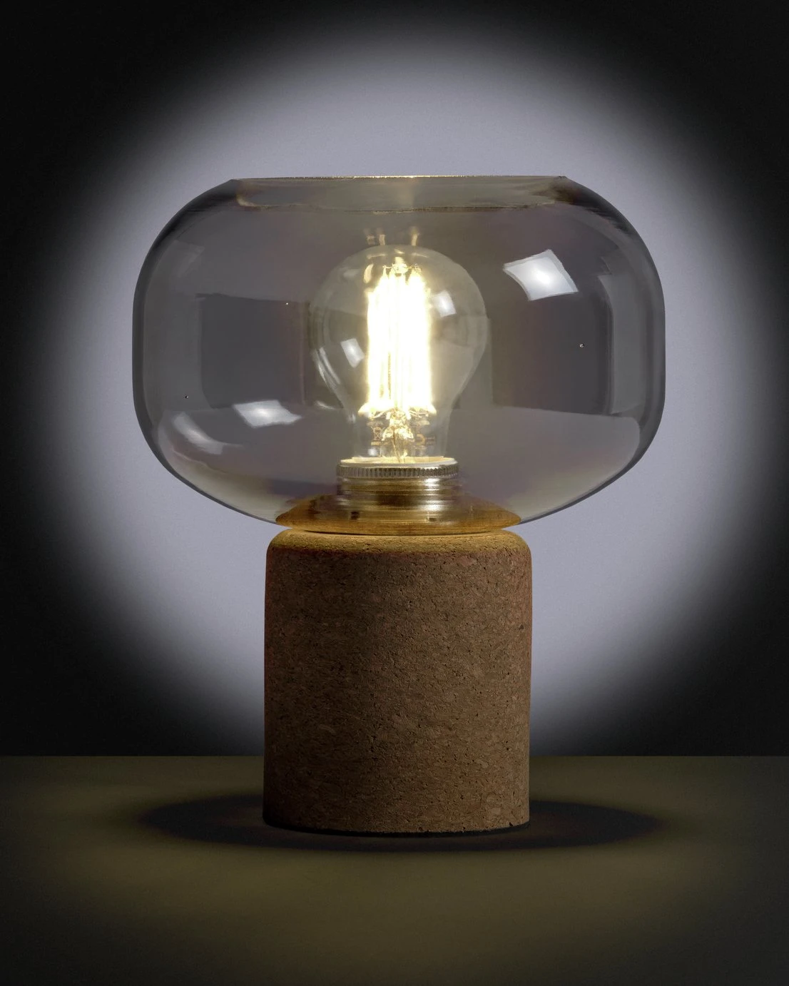 Habitat Pallas Cork Desk Lamp - Natural 2 Habitat Pallas Cork Desk Lamp - Natural - Image 2