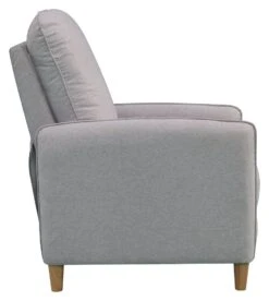 Habitat Tate Manual Pushback Recliner Chair - Grey -Chic Household Items 9444083 R Z003A