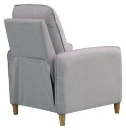 Habitat Tate Manual Pushback Recliner Chair - Grey -Chic Household Items 9444083 R Z004A