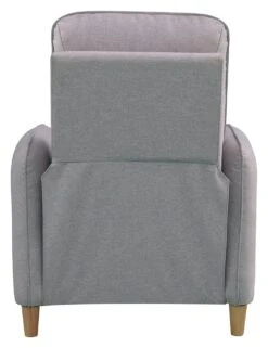 Habitat Tate Manual Pushback Recliner Chair - Grey -Chic Household Items 9444083 R Z005A