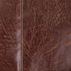 Habitat Kaikoo Faux Leather Footstool - Brown -Chic Household Items 9448319 R Z017A