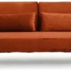 Habitat Andy Clic Clac Velvet Sofa Bed - Orange
