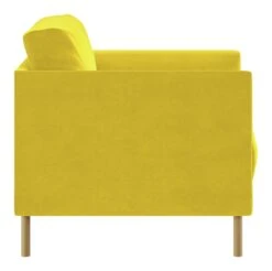 Habitat Hyde Velvet Armchair - Yellow -Chic Household Items 9452013 R Z004A