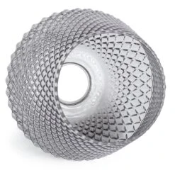 Habitat Nubia Faceted Glass Shade - Smoke Grey -Chic Household Items 9453957 R Z003A