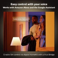 Philips Hue Being Flush To Ceiling Light - Black -Chic Household Items 9455106 R Z006A