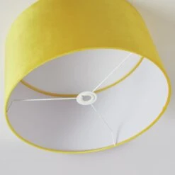 Habitat 49cm Velvet Shade - Saffron -Chic Household Items 9458495 R Z003A