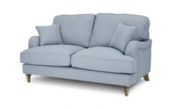 Habitat Matilda Velvet 2 Seater Sofa - Light Blue -Chic Household Items 9462962 R Z004A