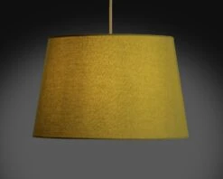 Habitat 40cm Textured Taper Shade - Ochre -Chic Household Items 9466597 R Z003C