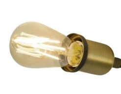Habitat Tay 4 Light Flush To Ceiling Light - Grey & Brass -Chic Household Items 9467644 R Z002A