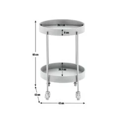 Habitat Eris Drinks Trolley - Black 9 Habitat Eris Drinks Trolley - Black -Chic Household Items 9473092 R E001