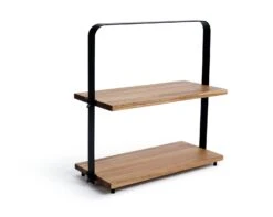 Habitat Industrial Two Tier Wooden Serving Platter -Chic Household Items 9474857 R Z003A