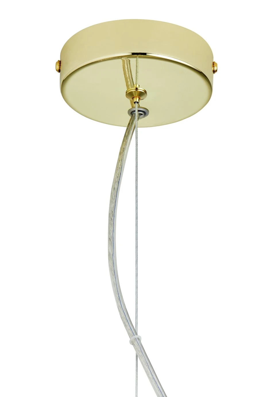 Habitat Kiso Opal 3 Tier Pendant Shade - Brass 3 Habitat Kiso Opal 3 Tier Pendant Shade - Brass - Image 3