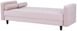 Habitat Preston Clic Clac Velvet Sofa Bed - Pink -Chic Household Items 9478255 R Z003A