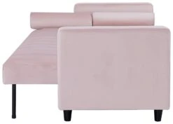 Habitat Preston Clic Clac Velvet Sofa Bed - Pink -Chic Household Items 9478255 R Z004A