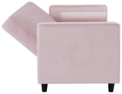 Habitat Preston Clic Clac Velvet Sofa Bed - Pink -Chic Household Items 9478255 R Z007A