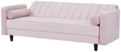 Habitat Preston Clic Clac Velvet Sofa Bed - Pink -Chic Household Items 9478255 R Z008A