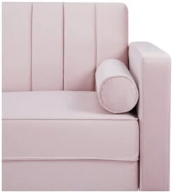 Habitat Preston Clic Clac Velvet Sofa Bed - Pink -Chic Household Items 9478255 R Z013A