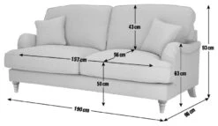 Habitat Matilda Velvet 3 Seater Sofa - Light Blue 12 Habitat Matilda Velvet 3 Seater Sofa - Light Blue -Chic Household Items 9488276 R E001