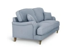 Habitat Matilda Velvet 3 Seater Sofa - Light Blue 15 Habitat Matilda Velvet 3 Seater Sofa - Light Blue -Chic Household Items 9488276 R Z004A