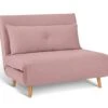 Habitat Roma Small Double Velvet Chairbed - Pink