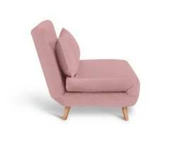 Habitat Roma Small Double Velvet Chairbed - Pink -Chic Household Items 9490336 R Z004A